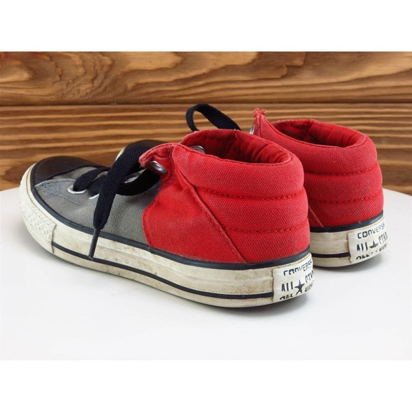 Converse Shoes Sz 13 Sneaker Boys Youth Multicolor Fabric‎ Lace Up Medium - Picture 9 of 11